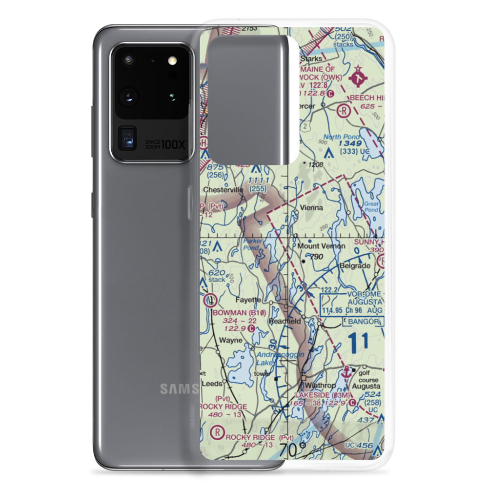 Seven G S Seaplane Base (75B) VFR Sectional Samsung Case Samsung Galaxy S20 Ultra model shown