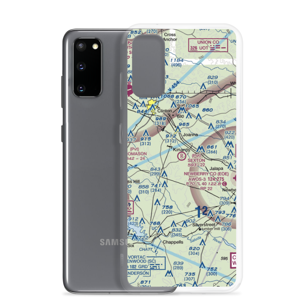 Sexton Airport (19SC) VFR Sectional Samsung Case Samsung Galaxy S20 model shown