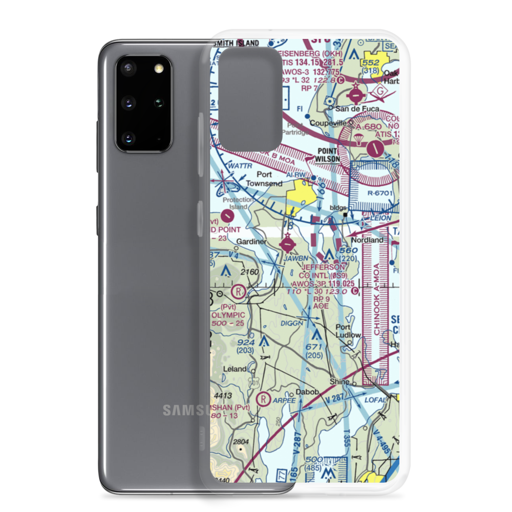 SFS Airpark (80WA) VFR Sectional Samsung Case Samsung Galaxy S20 Plus model shown