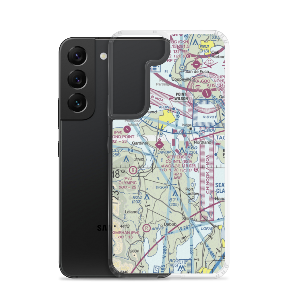 SFS Airpark (80WA) VFR Sectional Samsung Case Samsung Galaxy S22 model shown