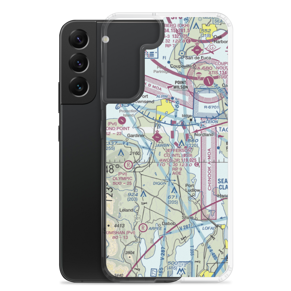 SFS Airpark (80WA) VFR Sectional Samsung Case Samsung Galaxy S22 Plus model shown