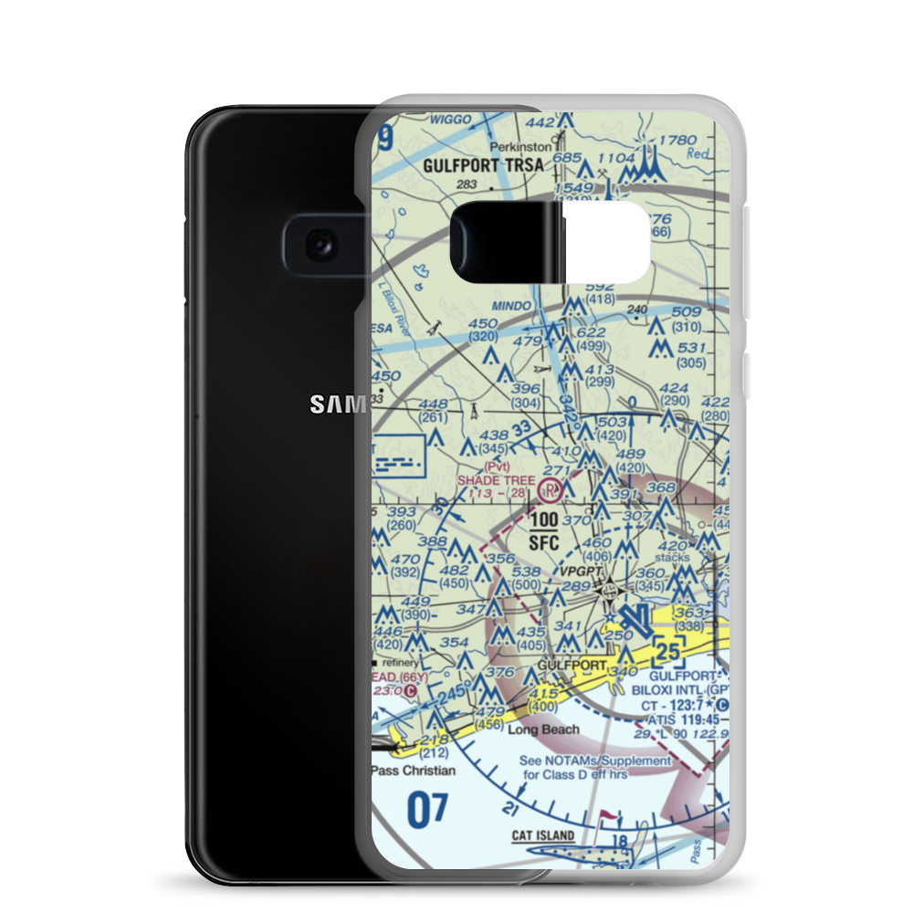 Shade Tree Field (MS82) VFR Sectional Samsung Case Samsung Galaxy S10e model shown