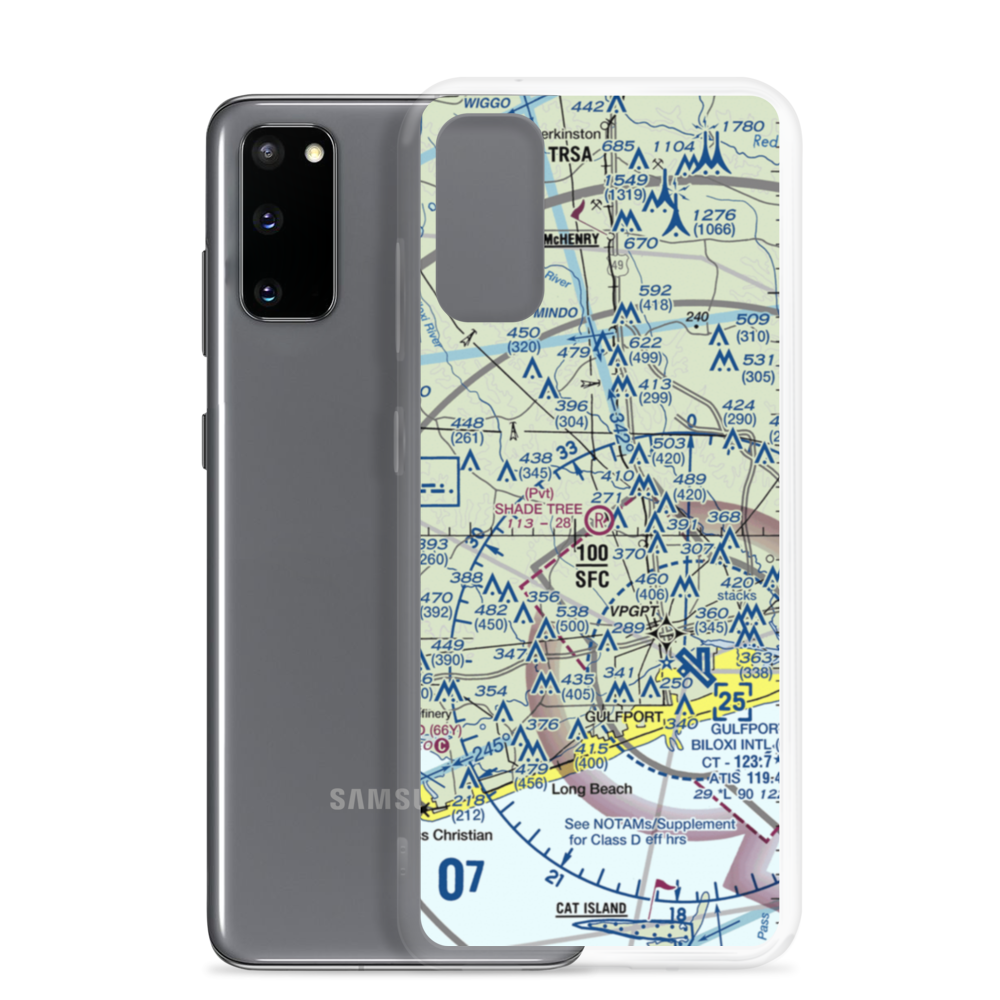 Shade Tree Field (MS82) VFR Sectional Samsung Case Samsung Galaxy S20 model shown