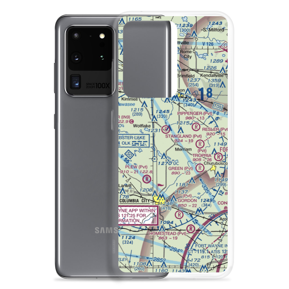 Shaffer Airport (9II0) VFR Sectional Samsung Case Samsung Galaxy S20 Ultra model shown