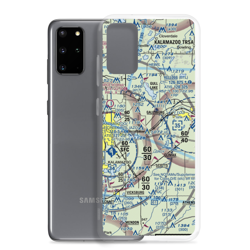 Shafter Airport (MI77) VFR Sectional Samsung Case Samsung Galaxy S20 Plus model shown