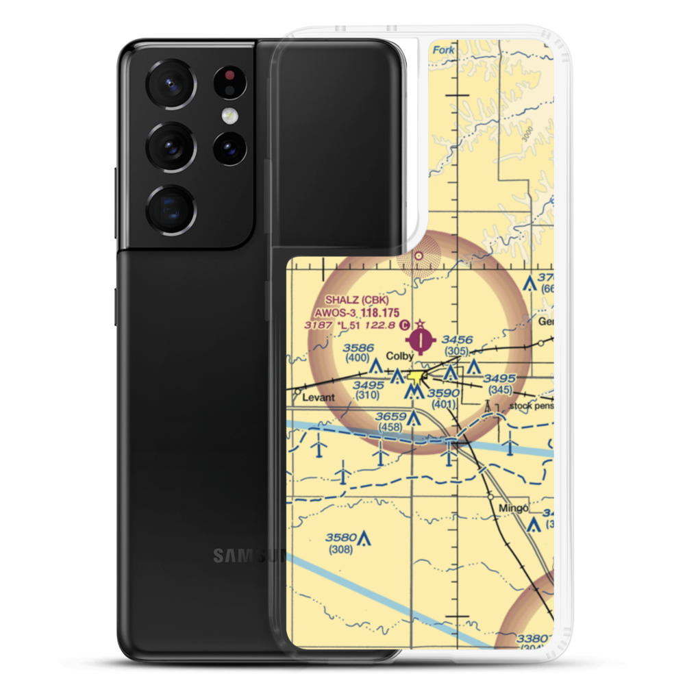 Shalz Field (CBK) VFR Sectional Samsung Case Samsung Galaxy S21 Ultra model shown