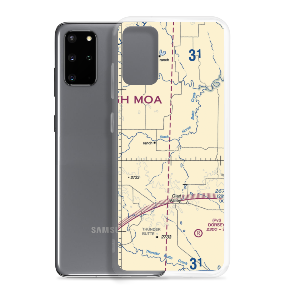 Shambo Ranch Airport (SD41) VFR Sectional Samsung Case Samsung Galaxy S20 Plus model shown
