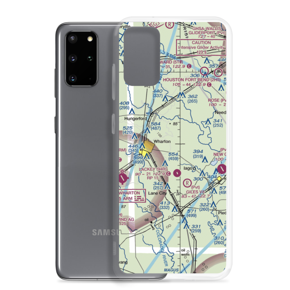 Shanks Agricultural Strip (61XS) VFR Sectional Samsung Case Samsung Galaxy S20 Plus model shown