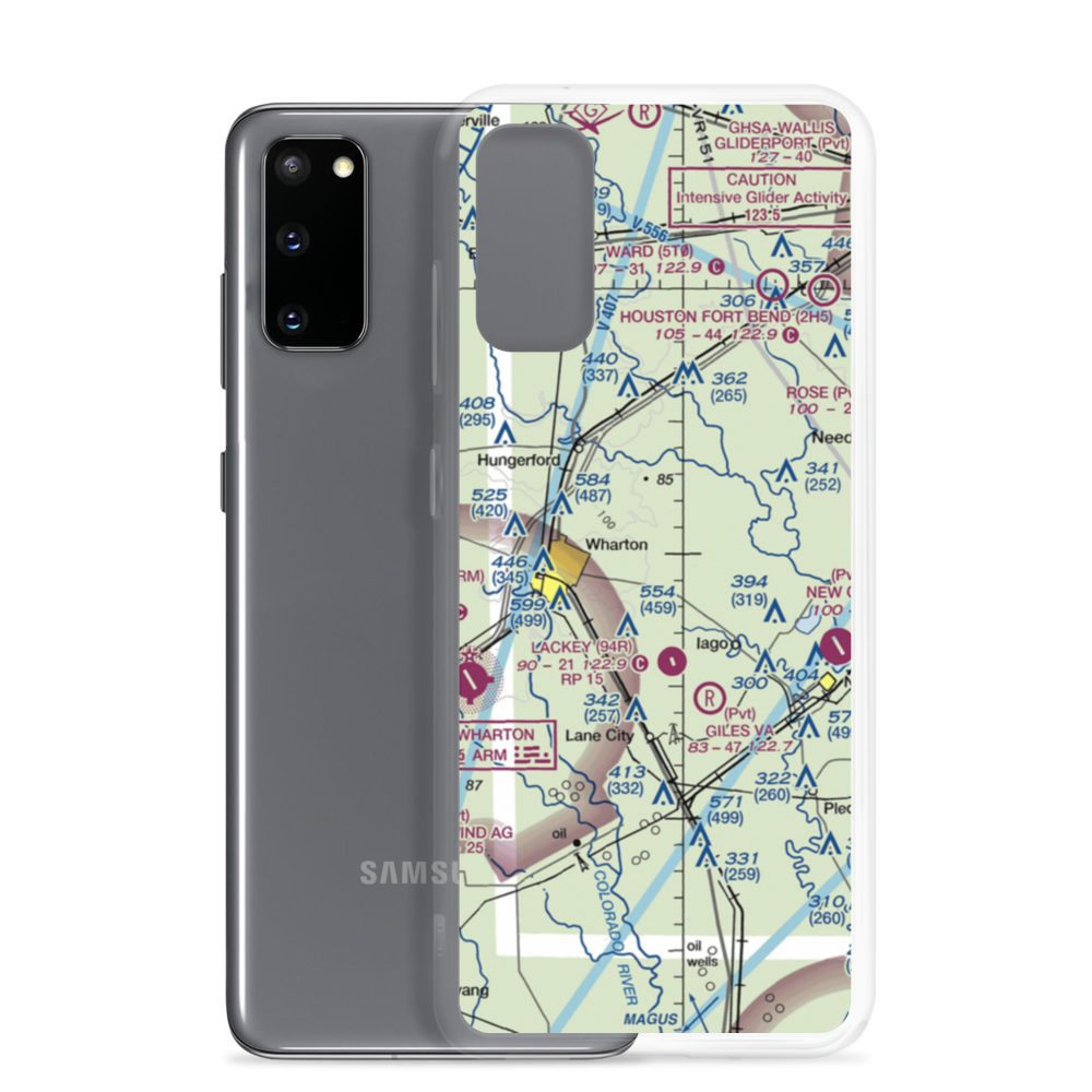 Shanks Agricultural Strip (61XS) VFR Sectional Samsung Case Samsung Galaxy S20 model shown