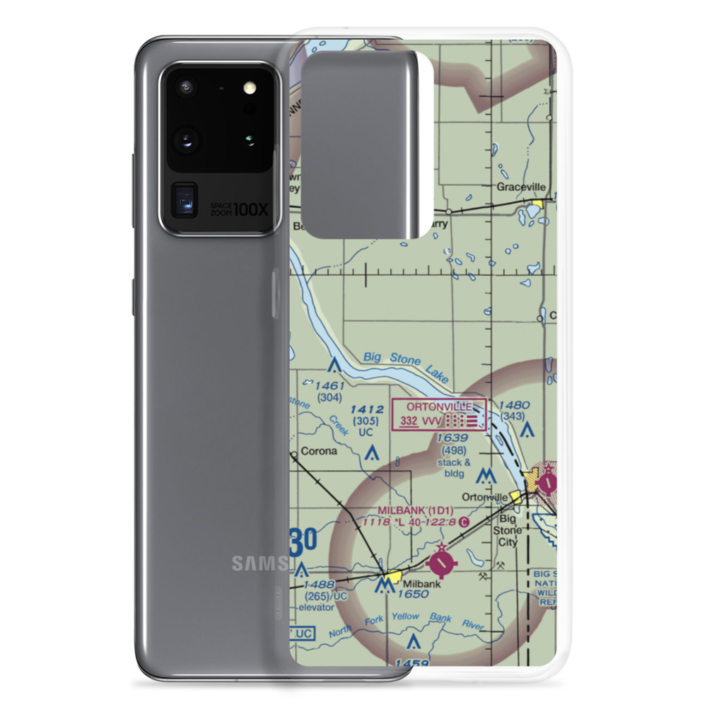 Shannon Field (41MN) VFR Sectional Samsung Case Samsung Galaxy S20 Ultra model shown