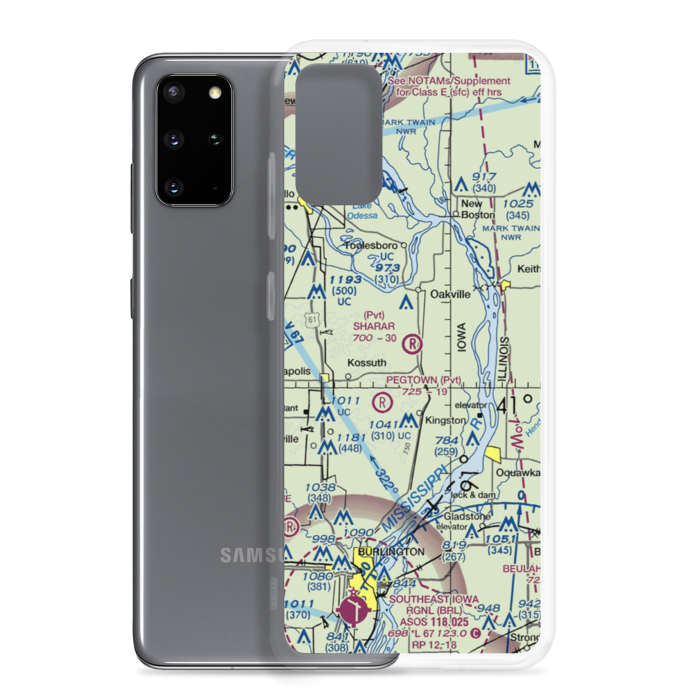 Sharar Field (0IA4) VFR Sectional Samsung Case Samsung Galaxy S20 Plus model shown