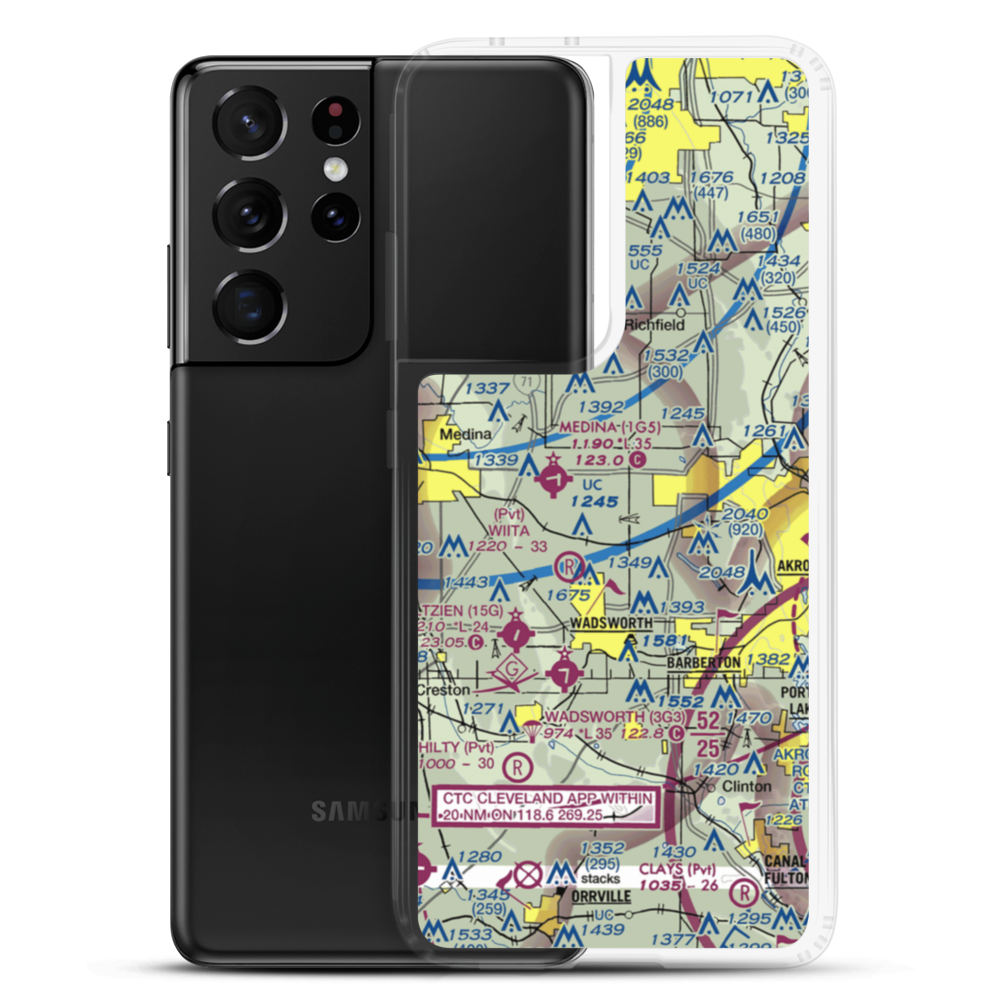 Sharondale Field (OI46) VFR Sectional Samsung Case Samsung Galaxy S21 Ultra model shown