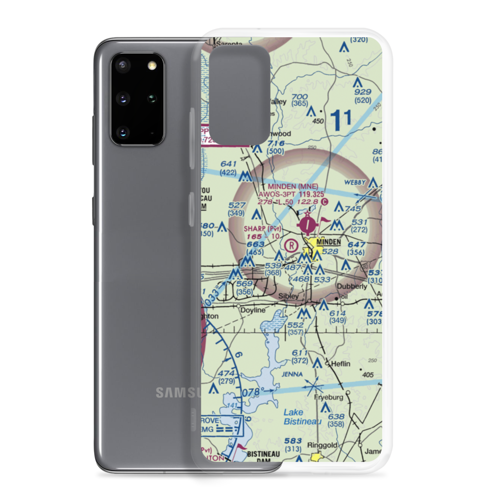 Sharp Field (90LA) VFR Sectional Samsung Case Samsung Galaxy S20 Plus model shown