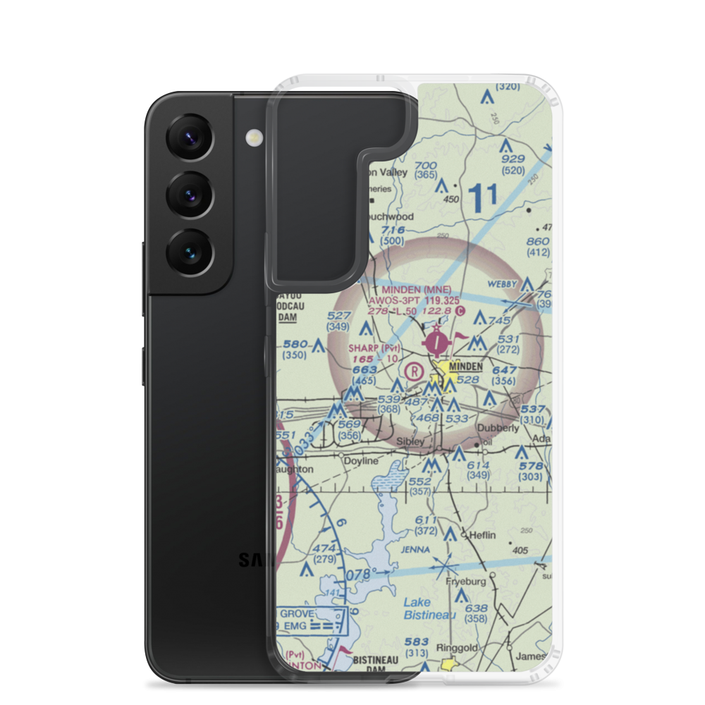 Sharp Field (90LA) VFR Sectional Samsung Case Samsung Galaxy S22 model shown