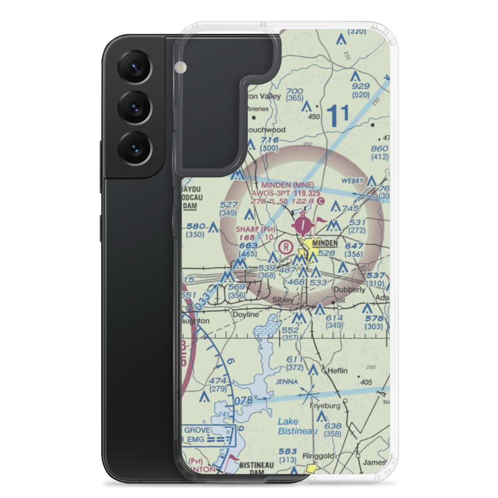 Sharp Field (90LA) VFR Sectional Samsung Case Samsung Galaxy S22 Plus model shown