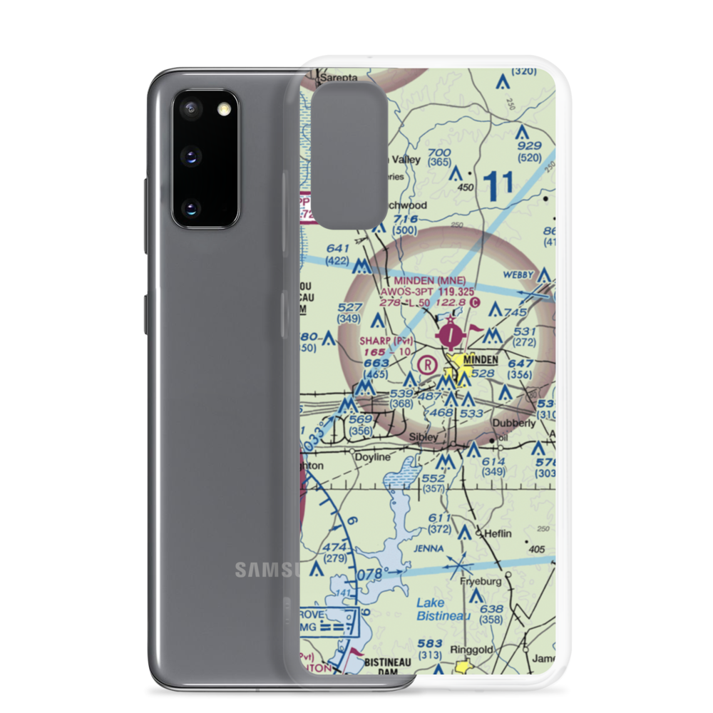 Sharp Field (90LA) VFR Sectional Samsung Case Samsung Galaxy S20 model shown