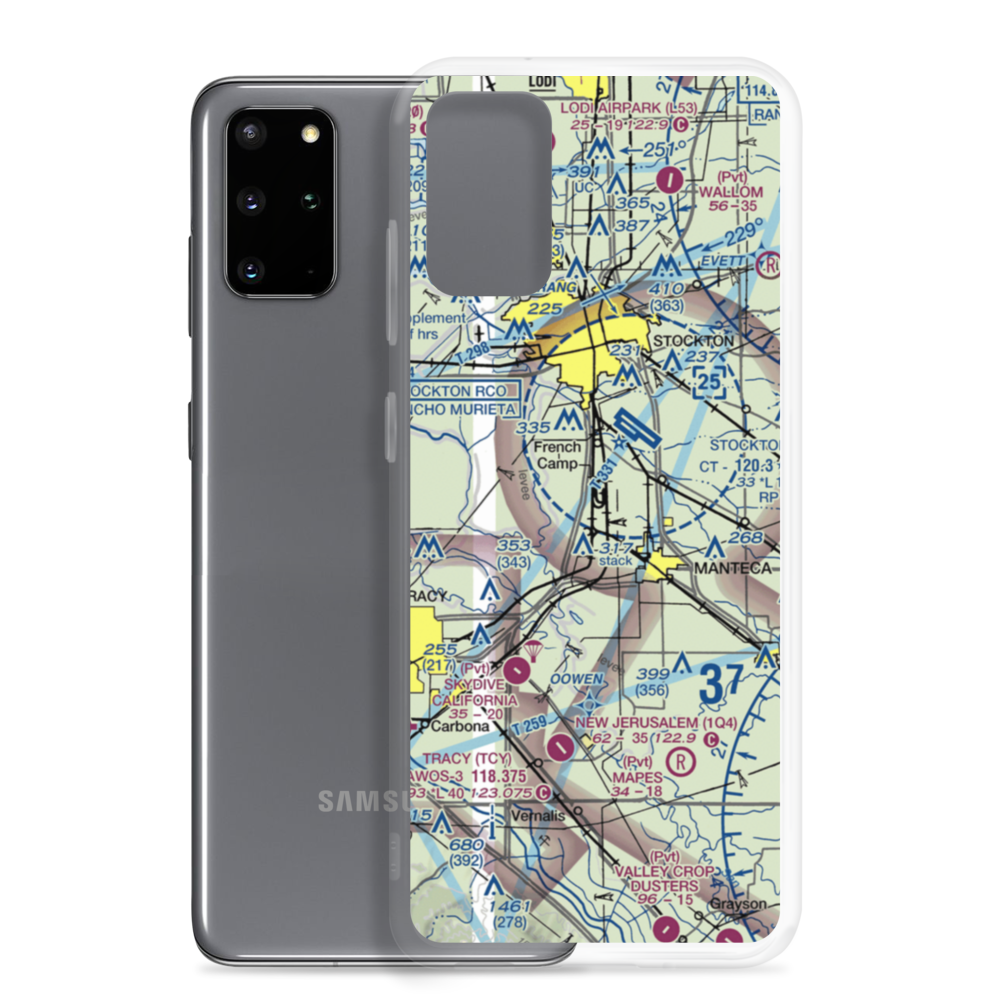 Sharpe AAF (LRO) VFR Sectional Samsung Case Samsung Galaxy S20 Plus model shown