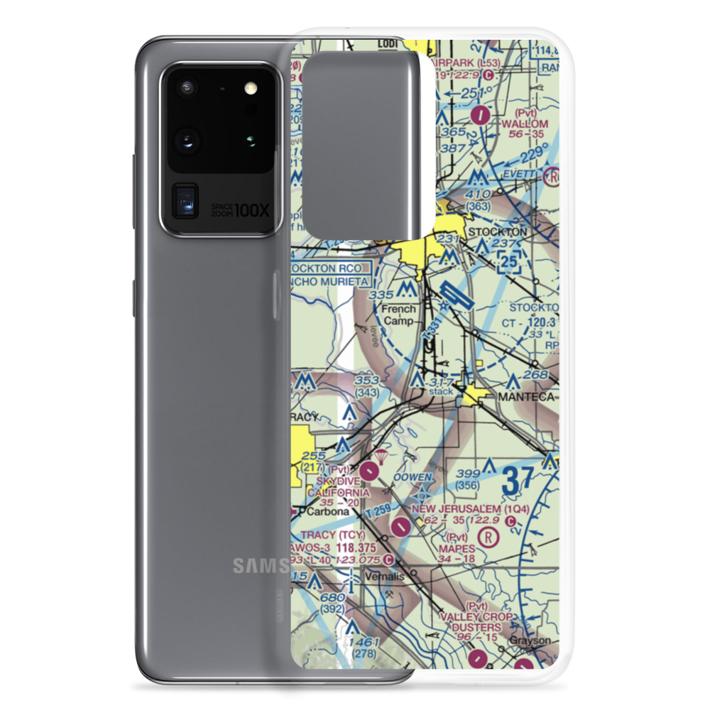 Sharpe AAF (LRO) VFR Sectional Samsung Case Samsung Galaxy S20 Ultra model shown