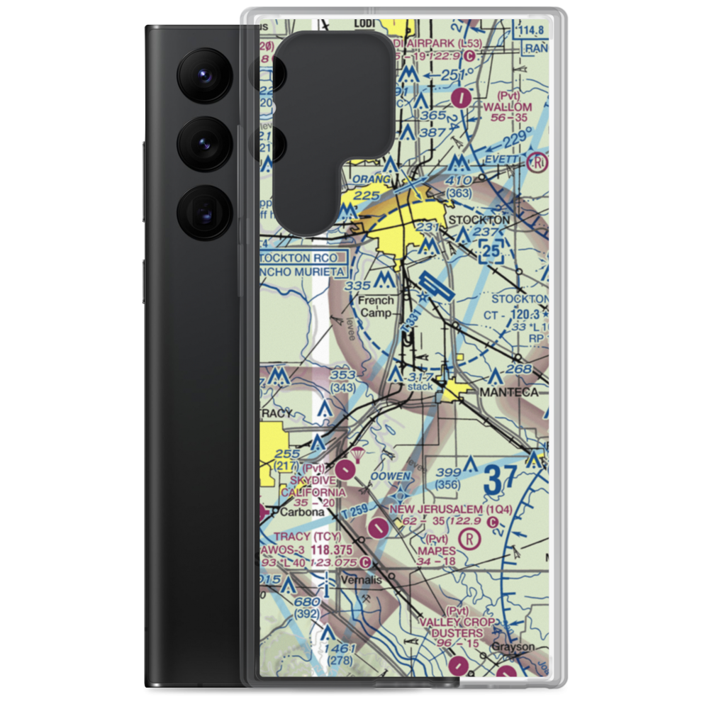 Sharpe AAF (LRO) VFR Sectional Samsung Case Samsung Galaxy S22 Ultra model shown