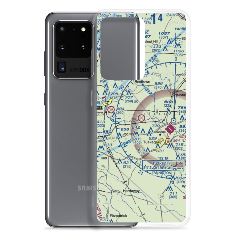 Sharpe Field (TGE) VFR Sectional Samsung Case Samsung Galaxy S20 Ultra model shown