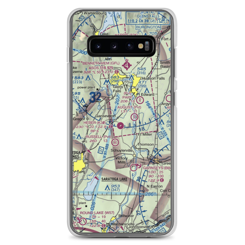 Shaw Field (7NY8) VFR Sectional Samsung Case Samsung Galaxy S10+ model shown