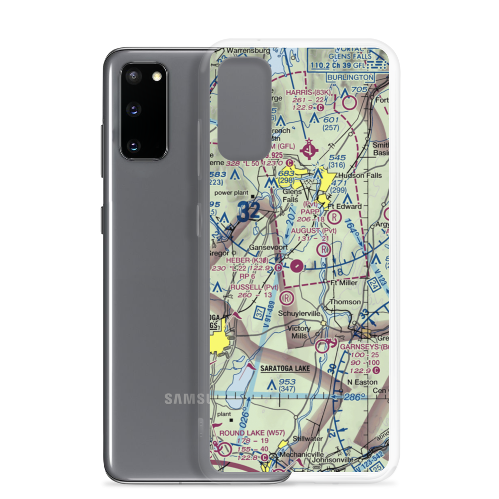 Shaw Field (7NY8) VFR Sectional Samsung Case Samsung Galaxy S20 model shown
