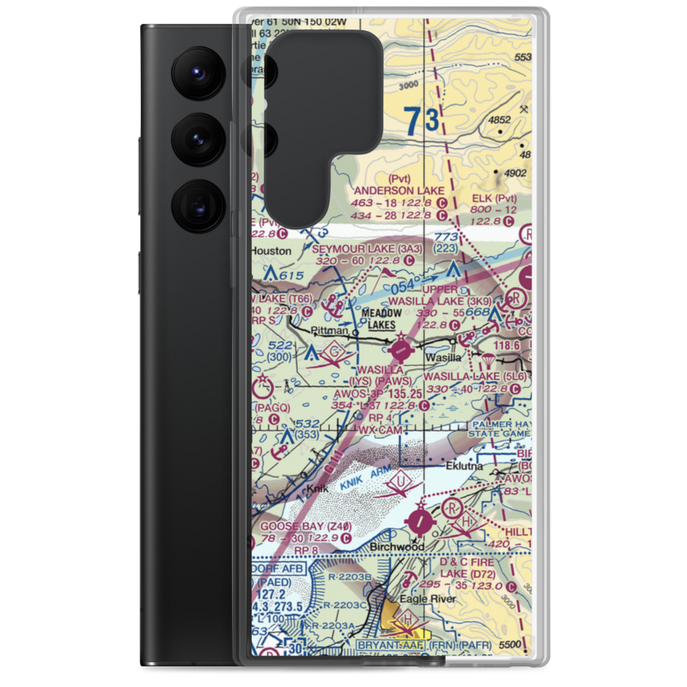 Shawn Field (AK47) VFR Sectional Samsung Case Samsung Galaxy S22 Ultra model shown