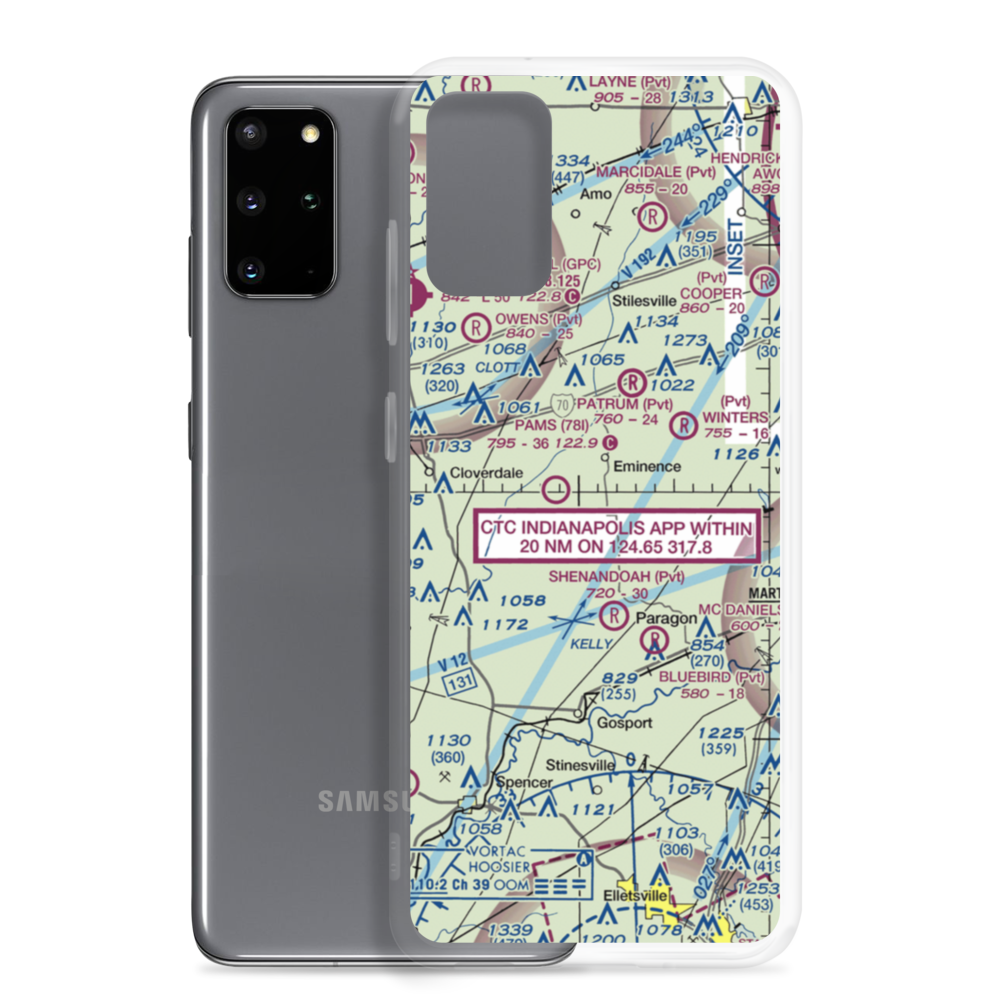 Shearer STOLport (1IN1) VFR Sectional Samsung Case Samsung Galaxy S20 Plus model shown