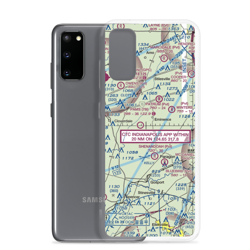 Shearer STOLport (1IN1) VFR Sectional Samsung Case Samsung Galaxy S20 model shown