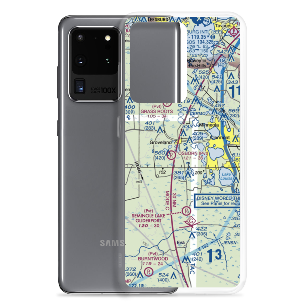 Sheets Airport (FA42) VFR Sectional Samsung Case Samsung Galaxy S20 Ultra model shown