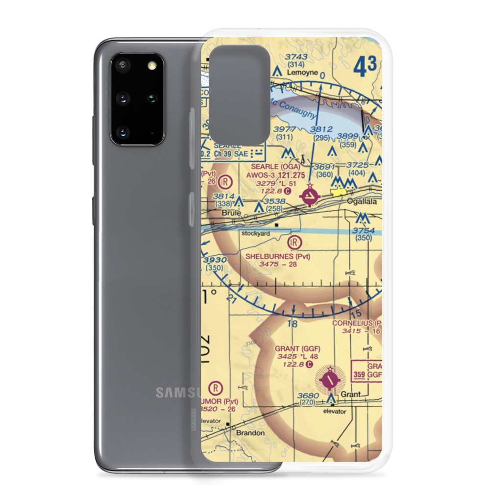 Shelburnes Airport (35NE) VFR Sectional Samsung Case Samsung Galaxy S20 Plus model shown