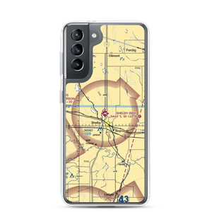 Shelby Airport (SBX) VFR Sectional Samsung Case