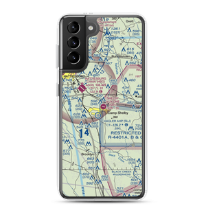 Shelby Auxiliary Field One Airport (SH1) VFR Sectional Samsung Case