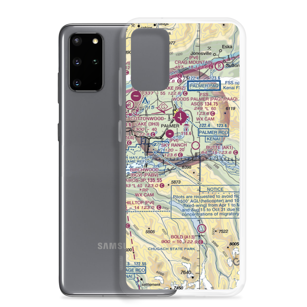 Shelby Strip (AA25) VFR Sectional Samsung Case Samsung Galaxy S20 Plus model shown
