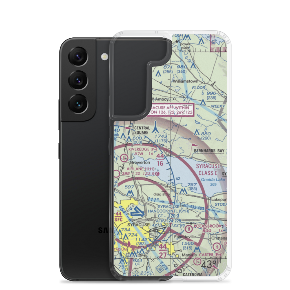 Shepard Airport (NK04) VFR Sectional Samsung Case Samsung Galaxy S22 model shown