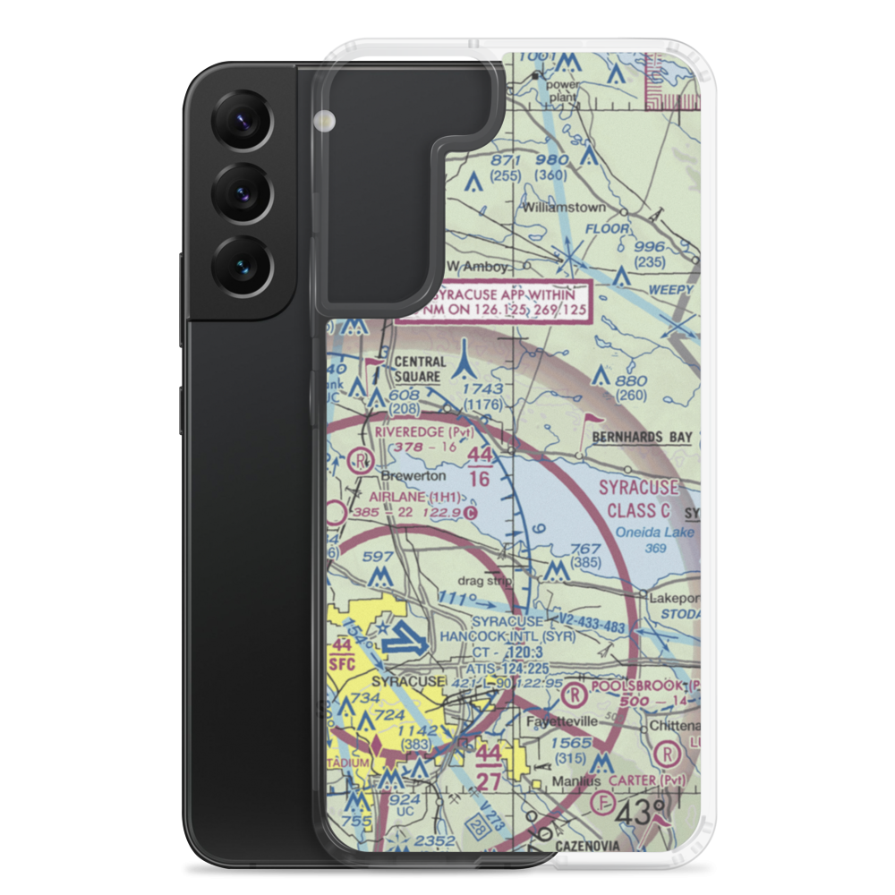 Shepard Airport (NK04) VFR Sectional Samsung Case Samsung Galaxy S22 Plus model shown