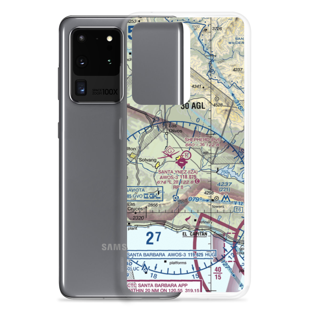 Shepherd Farm Airport (0CA4) VFR Sectional Samsung Case Samsung Galaxy S20 Ultra model shown