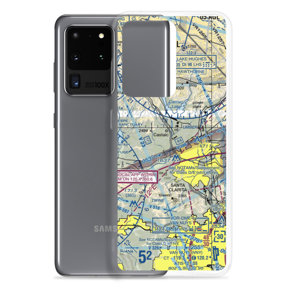 Sheriff's Wayside Heliport (81L) VFR Sectional Samsung Case Samsung Galaxy S20 Ultra model shown