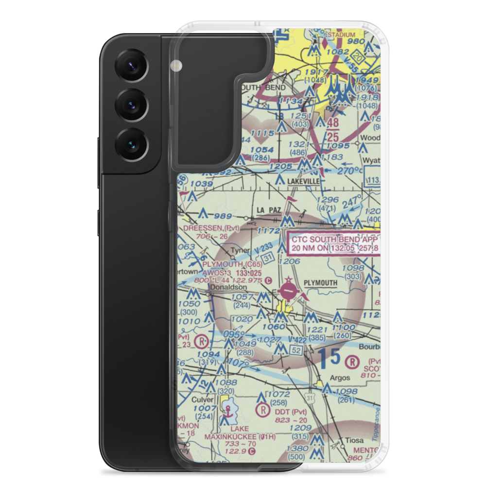 Sherk Field (II38) VFR Sectional Samsung Case Samsung Galaxy S22 Plus model shown