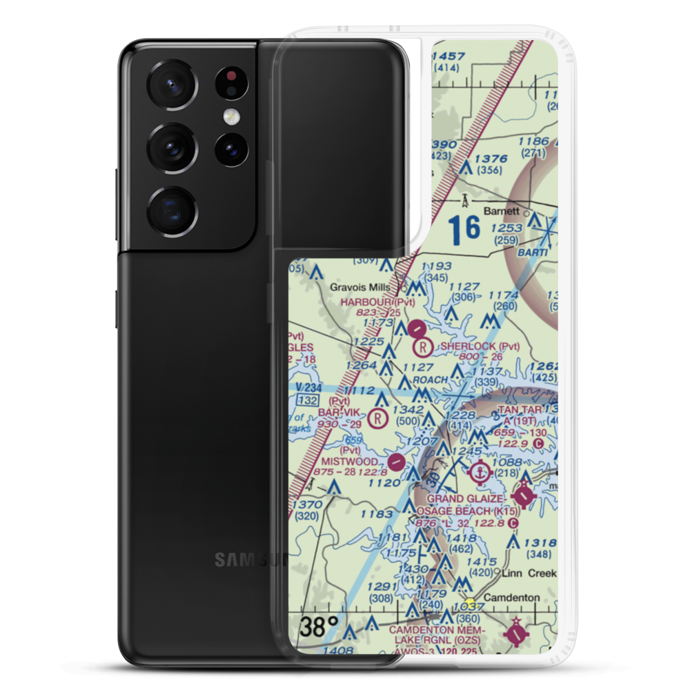 Sherlock Field (1MO8) VFR Sectional Samsung Case Samsung Galaxy S21 Ultra model shown