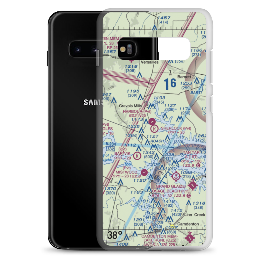 Sherlock Field (1MO8) VFR Sectional Samsung Case Samsung Galaxy S10+ model shown