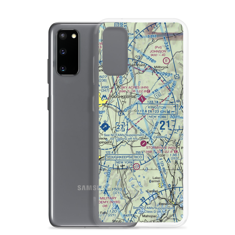 Sherman Field (1NY5) VFR Sectional Samsung Case Samsung Galaxy S20 model shown