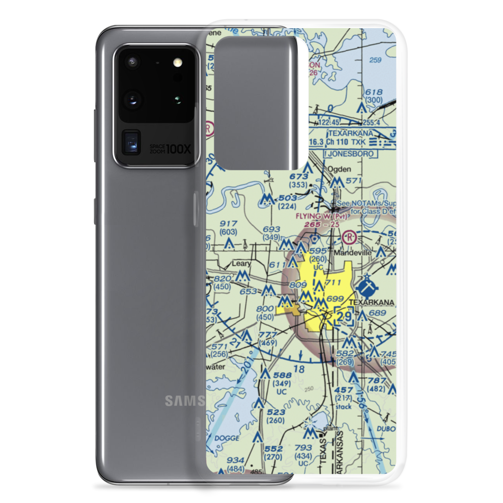 Shilling's Airport (21TX) VFR Sectional Samsung Case Samsung Galaxy S20 Ultra model shown