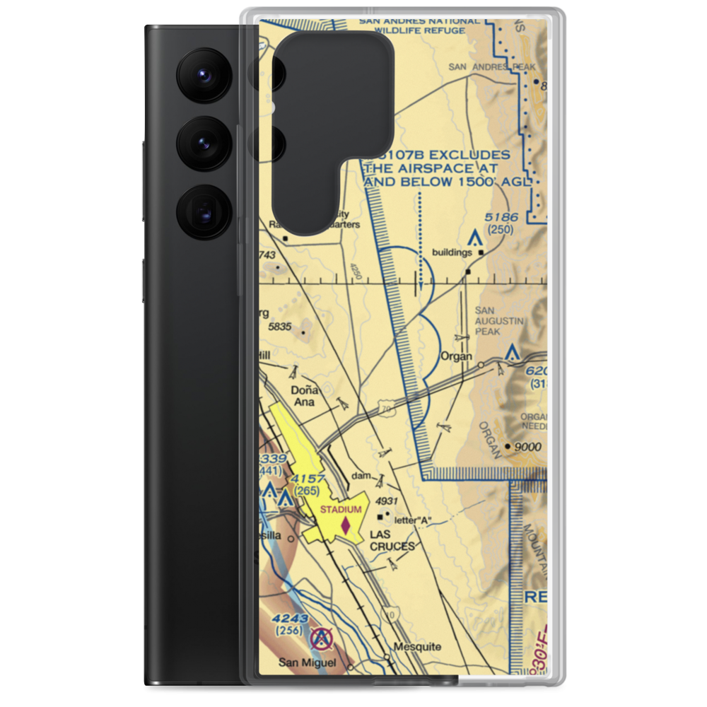 Shoestring Ranch Airport (NM79) VFR Sectional Samsung Case Samsung Galaxy S22 Ultra model shown