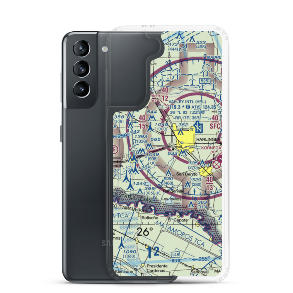 Shofner Farms Airport (2TS2) VFR Sectional Samsung Case Samsung Galaxy S21 model shown