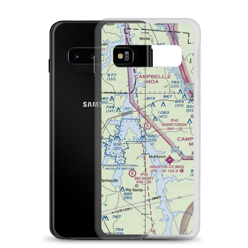 Short Creek Airport (8TN7) VFR Sectional Samsung Case Samsung Galaxy S10 model shown