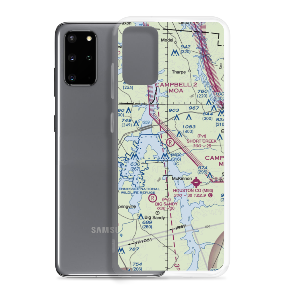 Short Creek Airport (8TN7) VFR Sectional Samsung Case Samsung Galaxy S20 Plus model shown
