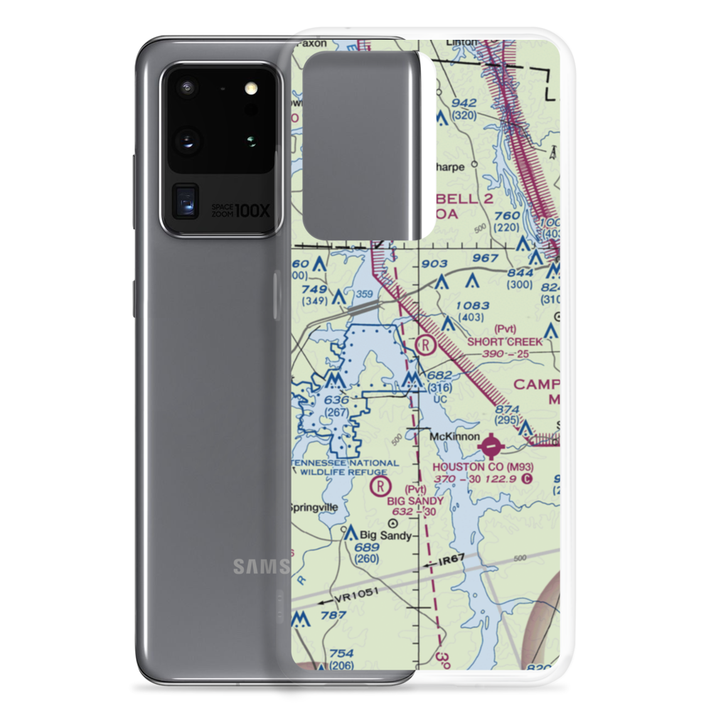 Short Creek Airport (8TN7) VFR Sectional Samsung Case Samsung Galaxy S20 Ultra model shown