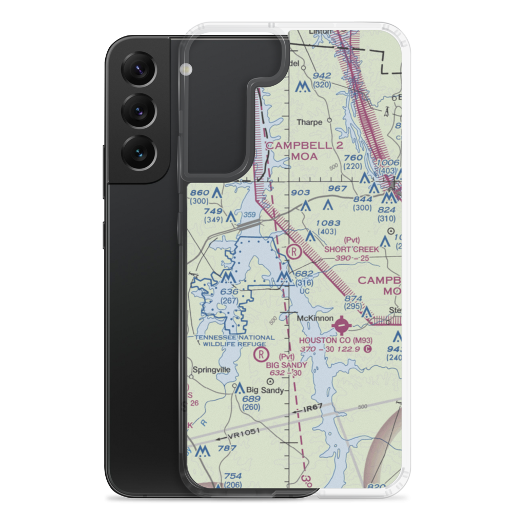 Short Creek Airport (8TN7) VFR Sectional Samsung Case Samsung Galaxy S22 Plus model shown