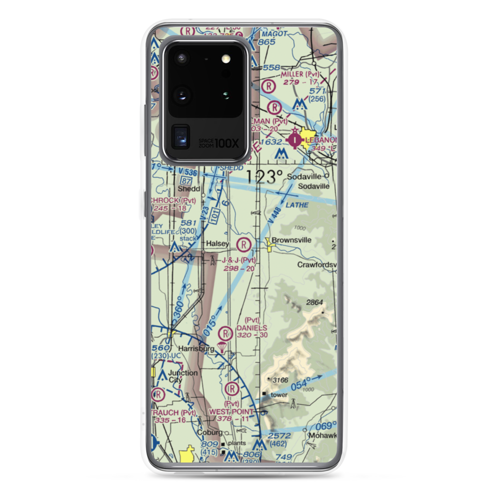 Showa Airport (OR94) VFR Sectional Samsung Case Samsung Galaxy S20 Ultra model shown